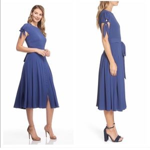 Gal Meets Glam | Bette Fit & Flare Pleat Dress